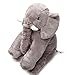 MorisMos Elephant Stuffed Animal Toy Plush Toy for Children Kids Gift Grey 24 inch (60x45x25cm)