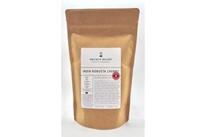 SMOKIN BEANS 2-Pound India Robusta, Unroasted Green Arabica Coffee Beans, Fresh Current Crop Specialty Grade, Roast the Beans Yourself at Home on Your Roasting Equipment Prior to Using for Brewing Coffee