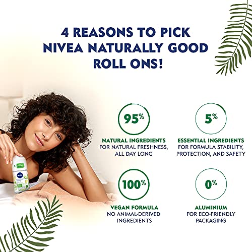 NIVEA-Naturally-Good-Deodorant-Roll-On-Bio-Aloe-Vera-50-ml Nivea Bio Aloe Vera, Deodorant Roll on for Women, 50 ml