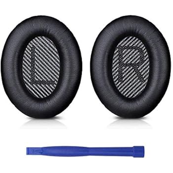 Professional Bose QC35 Ear Pads Cushions Replacement - Earpads Compatible with Bose QuietComfort 35 (QC35) and Quiet Comfort 35 II (QC35 II) Over-Ear Headphones