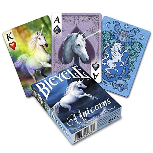 Tavoloverde Playing cards Bicycle - Anne Stokes Unicorns