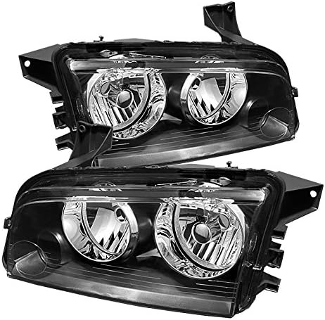Xtune HD-JH-DCH06-BK Dodge Charger Halo Headlight
