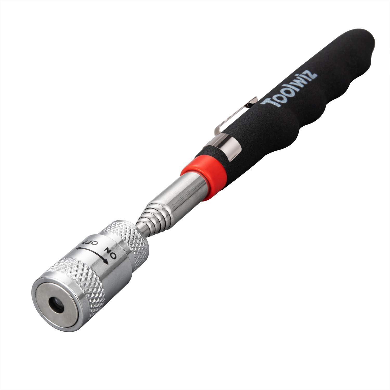 Photo 1 of Toolwiz Magnetic Telescoping Pickup Tool 8 Lb, Portable Extendable Magnet Pickup Tool 7.7-32 Inch/19-80 Cm Extendable Retrieving Tool With Led Light, 8 Lbs Lifting Capacity Magnet Pickup Tool