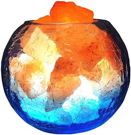 Amazon 天然ヒマラヤ水晶塩ライトマイナスイオン風水灯創意調光ライト寝室枕元装飾ライト 置物 オブジェ オンライン通販