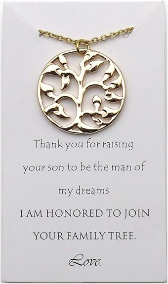 mothers day family tree necklace
