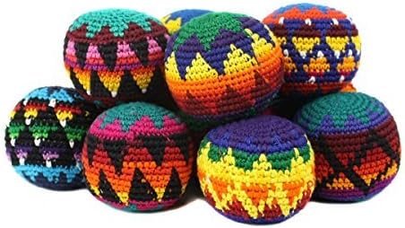 Hacky Sack Assorted Color- Set of 20 by Peruvian Arts