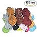 120 Yard 12 Color Suede Cord Lace Leather Cord, Doubletwo Beading Thread Jewelry Making Beading Craft Thread String- 3mm Width, Each Color 10pcs&10 Yard,