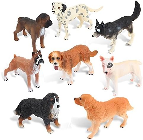 Ericoo Animal Toys Educational Resource High Simulation Dogs Figures Assembly of Doggies -Anim008