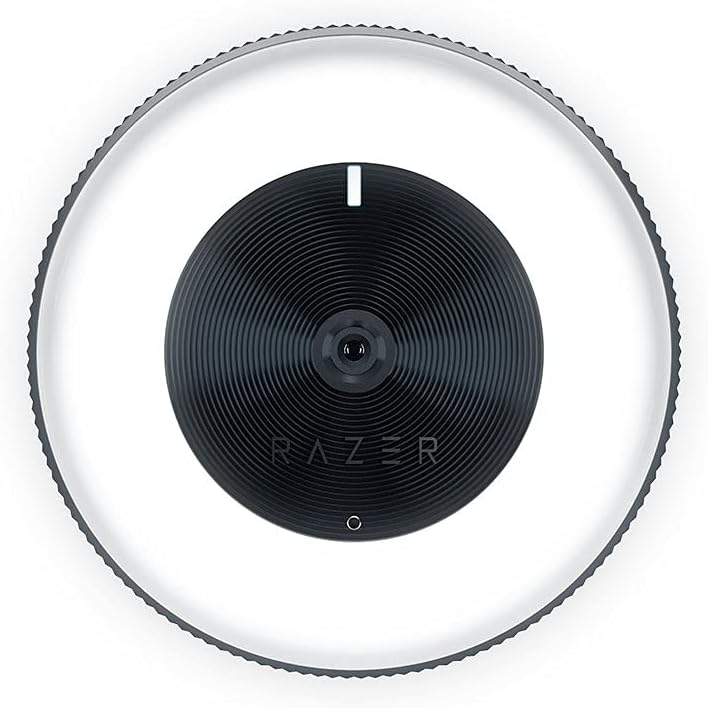 Razer Kiyo 1080p 30 FPS/720 p 60 FPS Streaming Webcam with Adjustable Brightness Ring Light, Built-in Microphone and Advanced Autofocus: Computers & Accessories