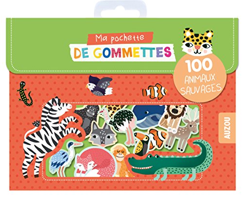 Ma pochette de gommettes : 100 animaux sauvages by