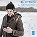 Bluetooth Beanie Cap, Outdoor Sport Knit Hat Fashion Washable with Wireless Rechargeable Removal Earpiece for Audio Listening Music for Cell Phones, iPhone, iPad, Android, Laptops – Blackthumb 4