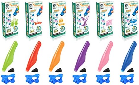 3D Printing Pen Richoose 1Pcs Simple Wireless Graffiti Drawing Pen for Creativity Arts Crafts DIY Perfect Gift for Kids and Adults, Security and Development Thinking with Drying Lamp