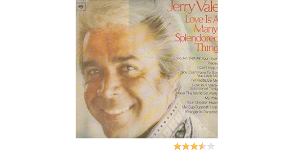 Jerry Vale Love Is A Many Splendored Thing Amazon Com Music