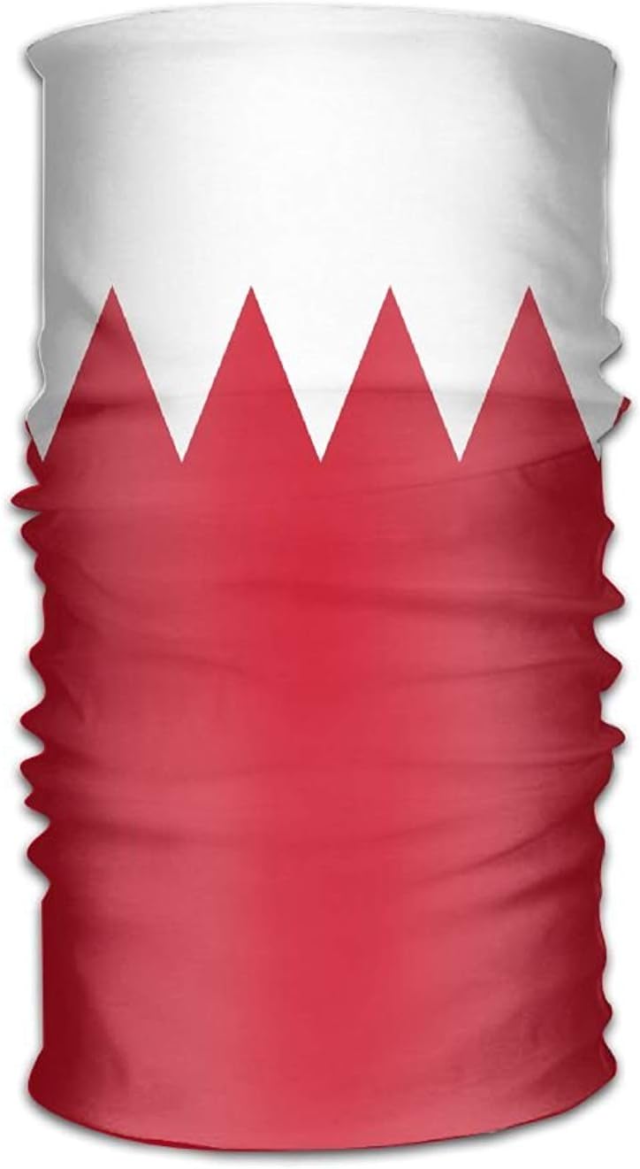 DANCENLI Magic Headwear Bahrain Flag Bandana Tube Scarf Headbands
