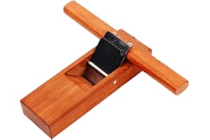 Precisions Cutting Hand Plane Featuring Comfortable Wooden Grip Suitable for Professional Detailed Woodworking Projects Flat 