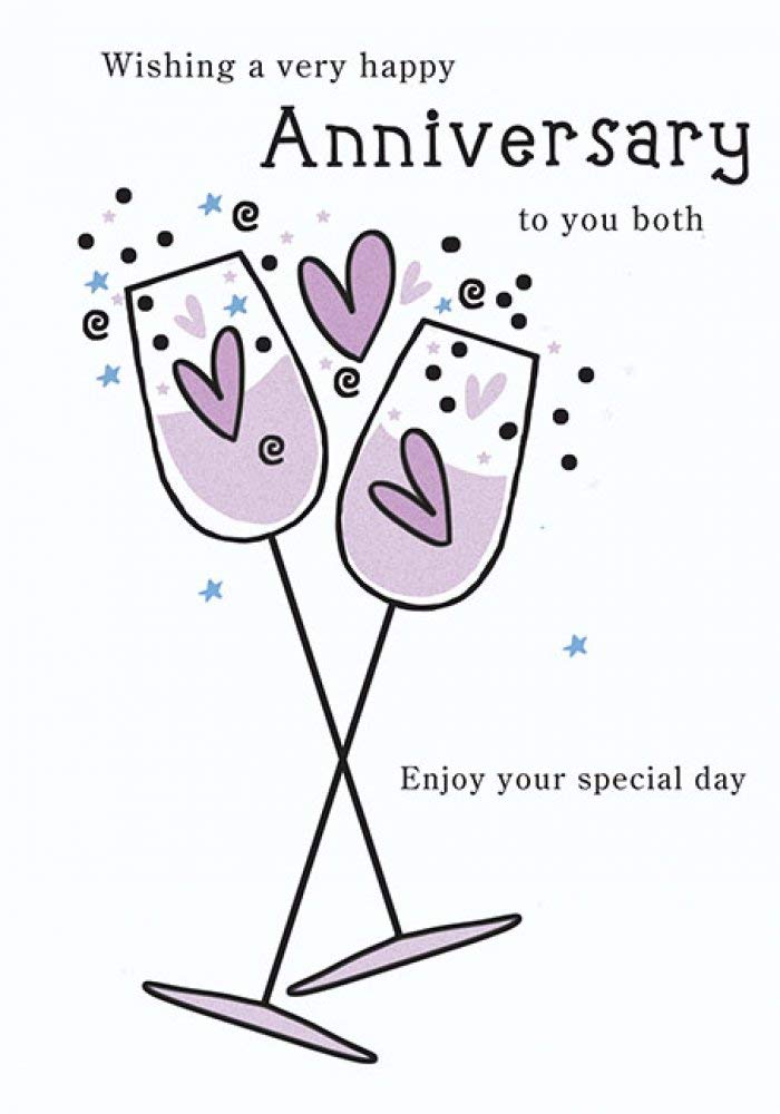 Piccadilly Greetings Modern Annivesary Card Your Annivesary - 7 x 5 inches