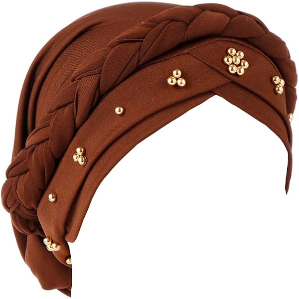 4-Pack Women's Pre-Tied Twisted Braid Head Wraps - Tie-Dye Turbans For Chemo, Alopecia, & Everyday Style - View #13