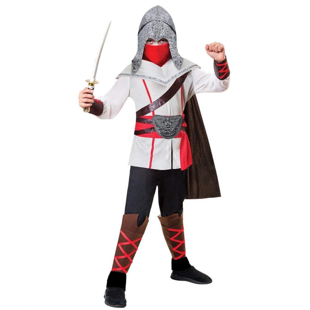 (PKT) (9903378) Child Boys Ninja Assassin Costume