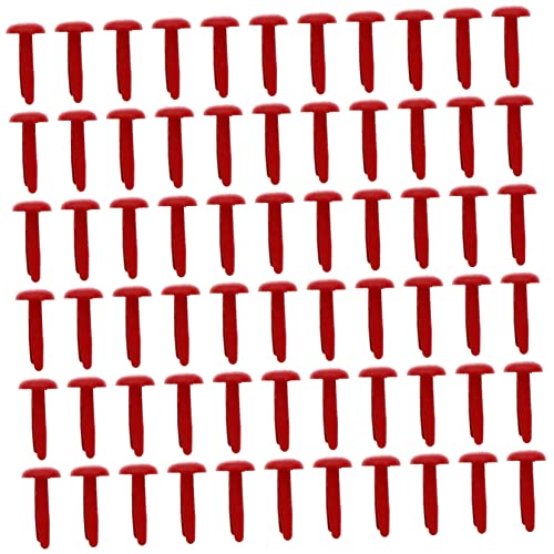 SHINEOFI 200 Pcs Mini Metal Brads for Boys and Girls DIY Crafts Two-Legged Colored Fasteners for Scrapbooking and Handmade Accessories