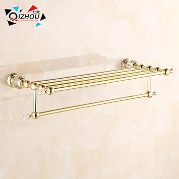 Joeesun Toallero dorado europeo Toallero de cobre Juego de ...