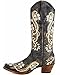 Corral Circle G Women's Multi-Colored Embroidered Genuine Brown Leather Cowgirl Boots