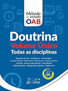 Livro Série Método de Estudo OAB - Doutrina - Volume Único - Todas as Disciplinas