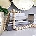 Gogailen Sharesweet Natutral Wooden Bead Kids Baby Nursery Room Decor Rustic Wedding Vase Ornament
