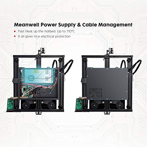 Sovol SV01 3D Printer Upgrade 95% Pre-Assembled with Direct Drive Extruder Meanwell Power Supply and Glass Plate Built-in Thermal Runaway Protection 280x240x300mm