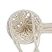 Mkono 2 Pack Mini Macrame Air Plant Holder Boho Tillandsia Hanger Modern Hanging Indoor Planter Home Deocor for Small Plants, Wall Decorations, Prefect Gifts