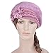 Vbiger Women's Winter Beanie Berets Hat (Purple)