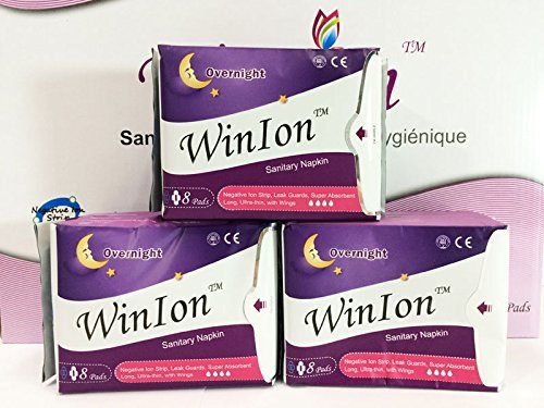 3 Packs Winalite Winion Night Pad (24 Pads) Free Shipping