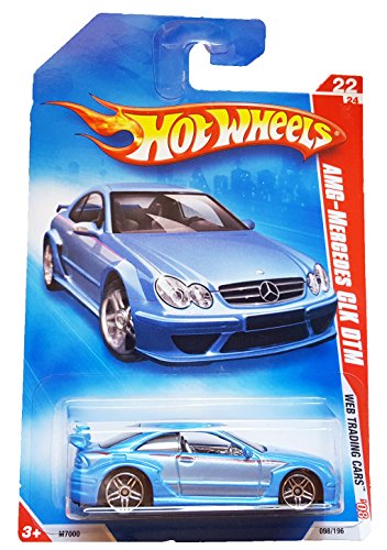 2008 Hot Wheels Web Trading Cars Blue AMG-Mercedes CLK DTM w/ PR5s #98 (22 of 24) 1:64 Scale