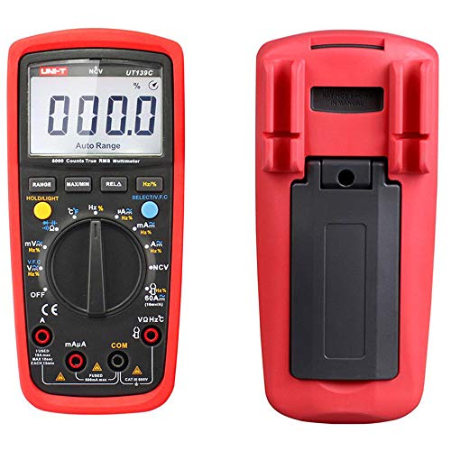 UNI-T UT139C Digital Multimeter Auto Range True RMS Meter Handheld Tester 6000 Count Voltmeter Temperature Test - Thumbnail 3