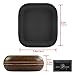 Geekria Shield Headphones Case for Lay Flat Over-Ear Headphones, Replacement Hard Shell Travel Carrying Bag, Compatible with Bose, B&O, Audio-Technica, Sony Headsets (Brown)