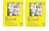 strathmore Bristol Smooth Paper Pad, 9 by 12-Inch, 20 Sheets, 2 pads