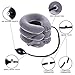 Neck Traction Ohuhu Cervical Traction Collar Device for Neck and Back Pain Relief, Inflatable Spine Alignment Pillow, Grey, for Thanksgiving, Halloween, Christmas Gifts