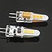 Bonlux 5-packs LED G4 Bi-pin Base Light Bulb 12V 2 Watts Warm White 20W G4 Halogen Bulb Replacement