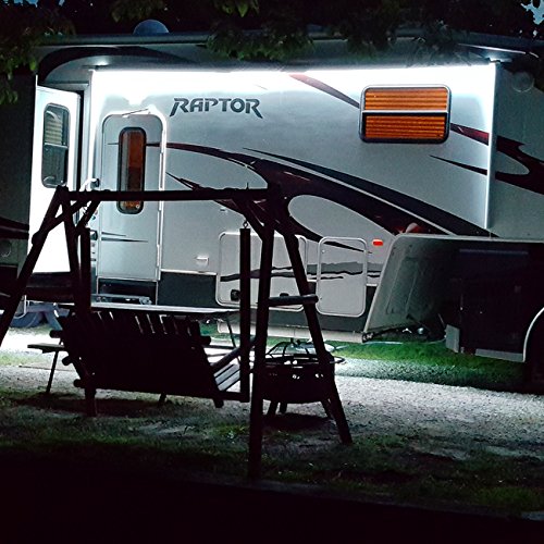 Boogey Lights KRV-VS-MC-BK M7 Hi-Intensity Awning Light for RVs, Motor Homes, Campers and Trailers