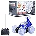UTTORA Remote Control Car for Kids, 2.4GHz 2 in 1 RC Stunt Car, Double Sided 360°Flips Rotating with LED Headlights, Waterproof Stunt Controlled Vehicle with Rotate 360 Car Toy for 8-12 Year