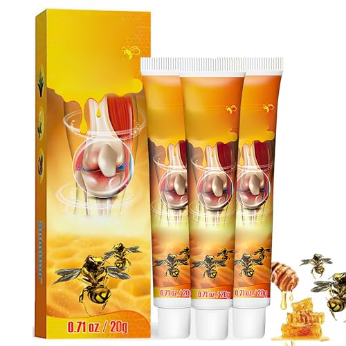 Dragon Honor 3PCS Beevenom New Bee Venom Professional Gel, Joint & Muscle Soothing Bee Venom Cream, New Bee Venom Cream