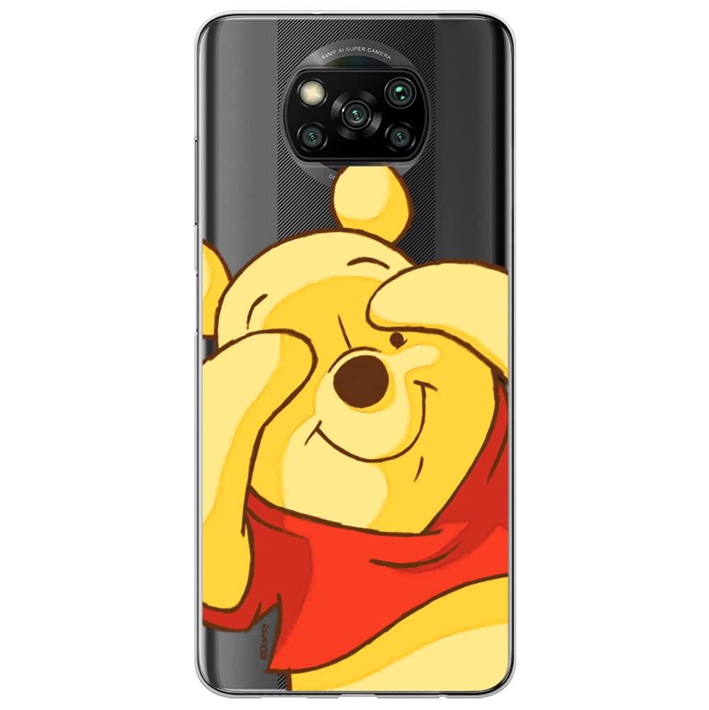 ERT GROUP mobile phone case for Xiaomi POCOPHONE X3 original and officially Licensed Disney pattern Winnie the Pooh and friends 033 adapted to the shape of the mobile phone, partially transparent