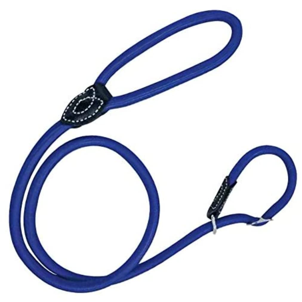 Croci Tubular Chocking Leash, 10 x 1500 mm, Blue