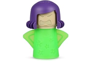 AISIBO Microwave Cleaner Steam Easily Cleans the Crud In Minutes Steam Cleans With Vinegar and Water for Home Office Kitchens,Green