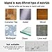 5PCS Silicone Wall Protectors SELF Adhesive Door Handle Bumper Guard Stopper Rubber Stop