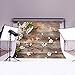 LB 5X3ft Wooden Floor &Flower Poly Fabric Photography Backdrop Studio Prop Customized Photo Backgrounds Backdrops DZ425