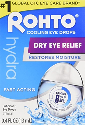 Rohto hydra dry eye drops 0.40 oz (pack of 3)