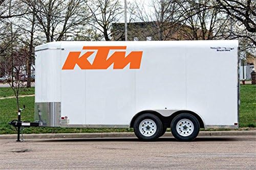 Racing KTM Motocross Supercross Dirt Bike Logo Trailer Decal Sticker
