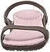 Crocs Women's Cleo Strappy Sandals, Chocolate/Cotton Candy, 9