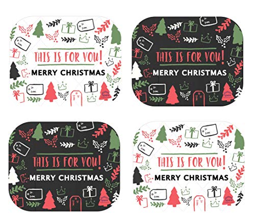 45 Pack - Small 1LB - Christmas Cookies Containers - Christmas Treat Foil Containers - Cookie Gift Boxes/For Gift Giving - Holiday Treat Boxes - Aluminum Pans with Lids -5.9''x4.7''x1.9'' SMALL SIZE - Thumbnail 7