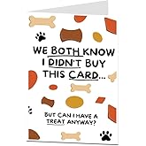 LimaLima Funny Birthday Card For Men Male From The Dog Dad Perfect For Husband & Boyfriend